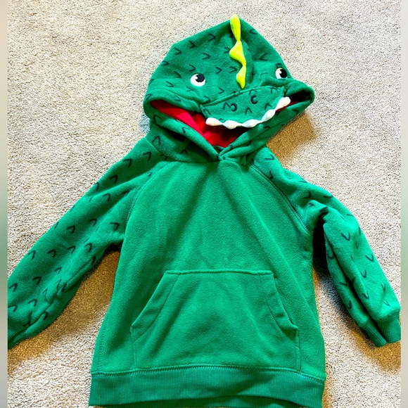 Carters Toddler Dino Hoodie 18M - Picture 1 of 5